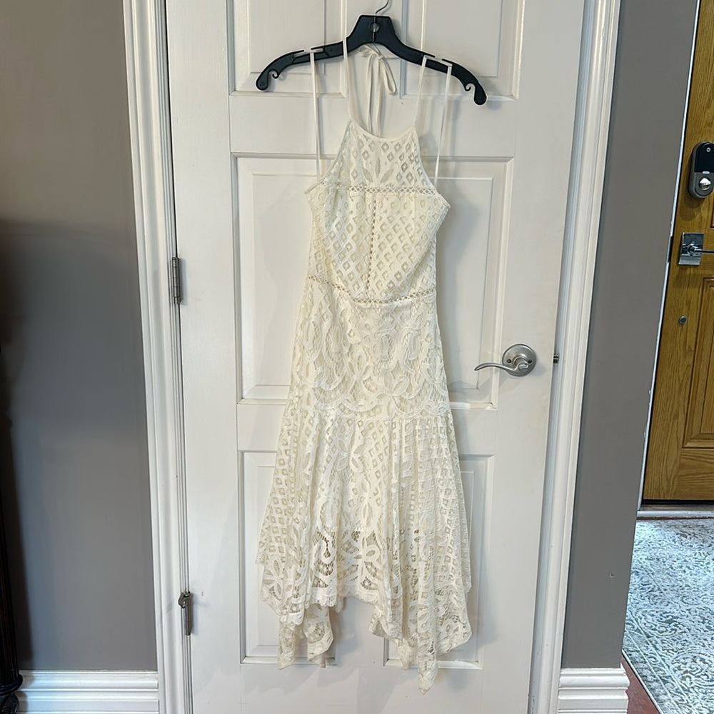 Parker white lace dress. Xs. Never worn